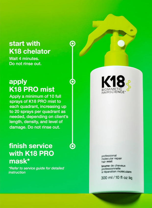 ⁠K18 Professional molecular repair hair mist 300ml