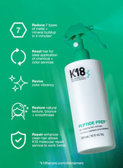 K18 PEPTIDE PREP pro chelating hair complex