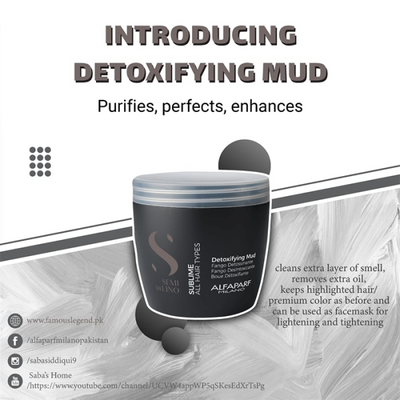 Alfaparf Milano Semi Di Lino Detoxifying Mud Mask – 500ml