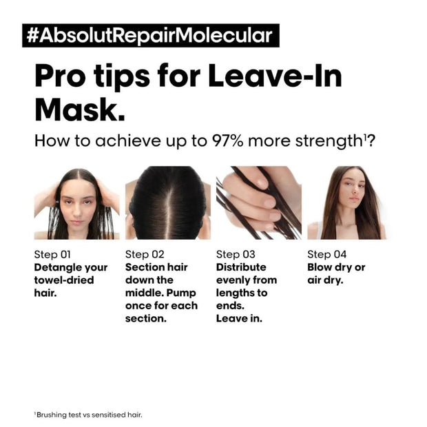 L'OREAL PROFESSIONNEL Serie Expert Absolut Repair Molecular Leave-In Mask 100ml