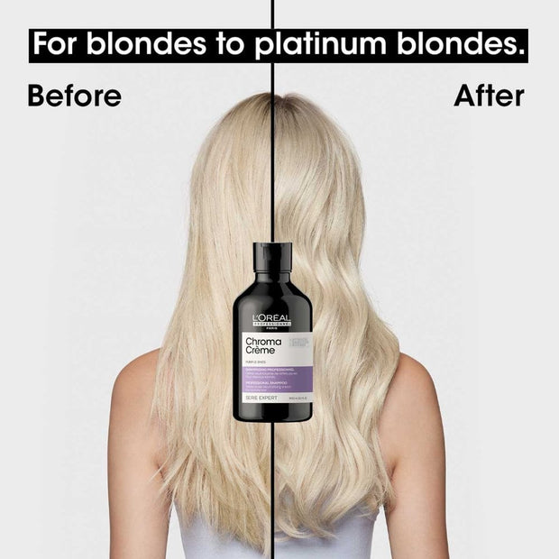 L'OREAL PROFESSIONNEL Chroma Yellow Tones Professional Shampoo for Blonde to Platinum Hair 300ml