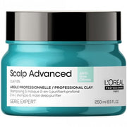 L'OREAL PROFESSIONNEL Scalp Advanced Anti-Oiliness 2-in-1 Deep Purifier Clay Shampoo & Mask