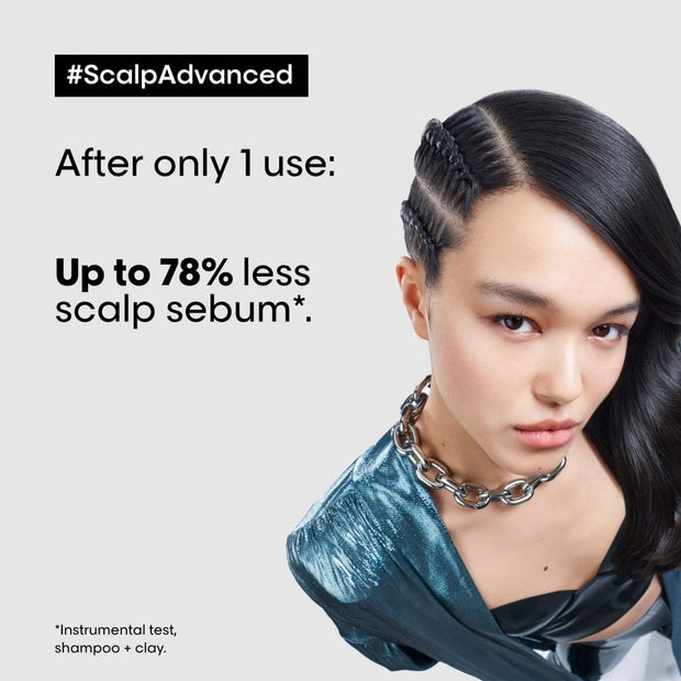 L'OREAL PROFESSIONNEL Scalp Advanced Anti-Oiliness 2-in-1 Deep Purifier Clay Shampoo & Mask