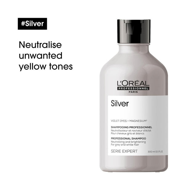 L'OREAL PROFESSIONNEL Serie Expert Silver Neutralizing + Brightening Shampoo